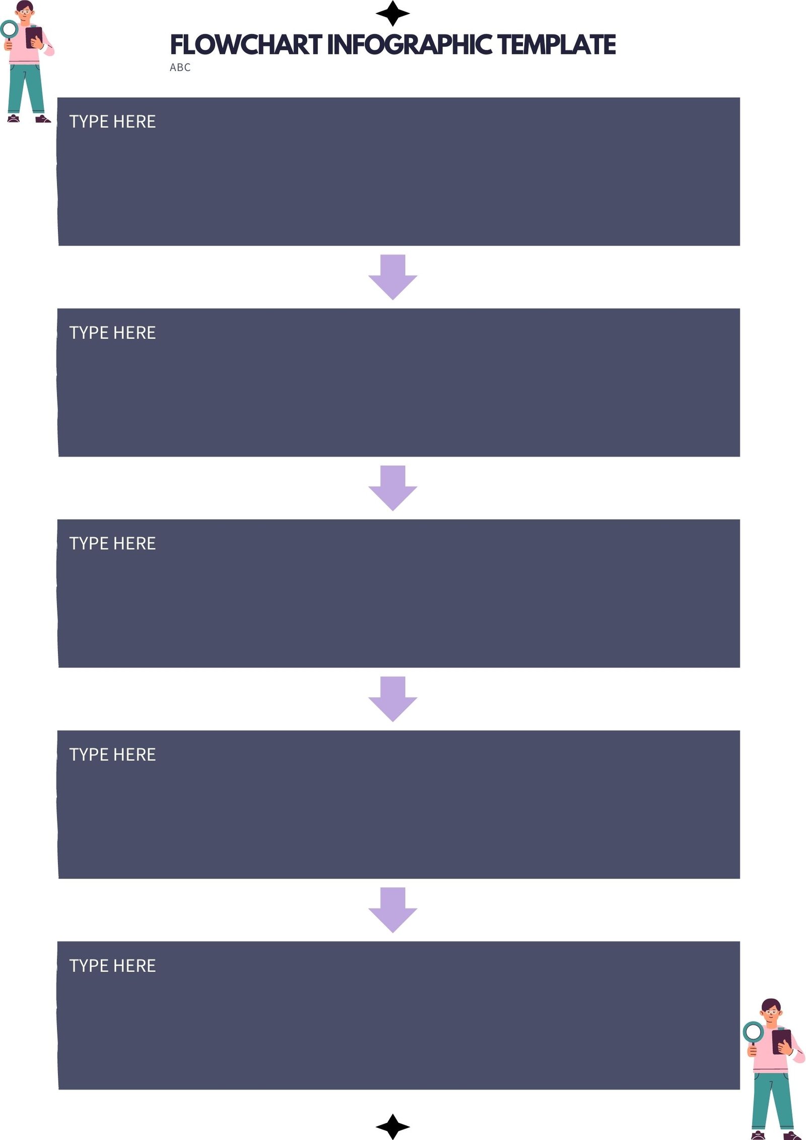 explain flowchart infographic template