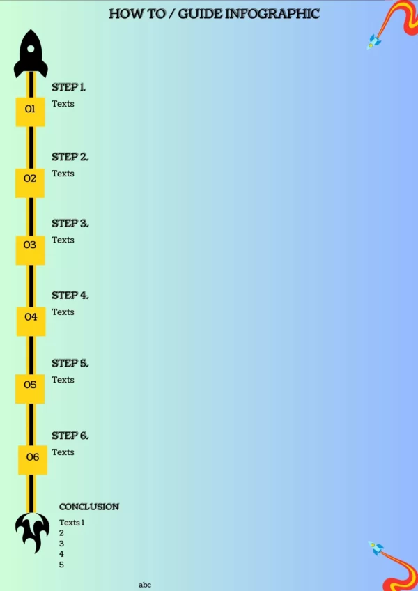 free how to infographic template | explain HOW TO infographic