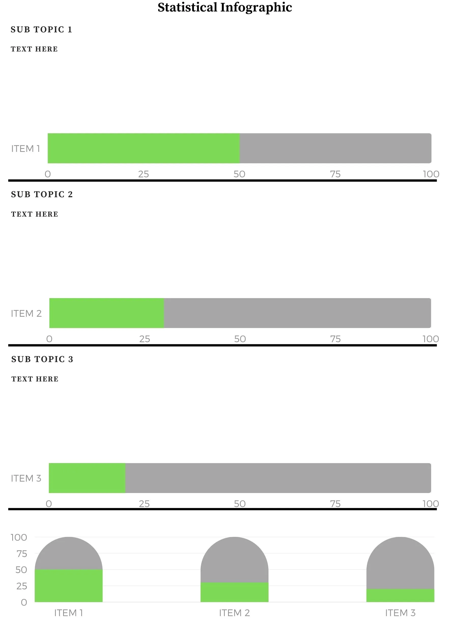 explain statistical infographic template | Explain statistical infographic