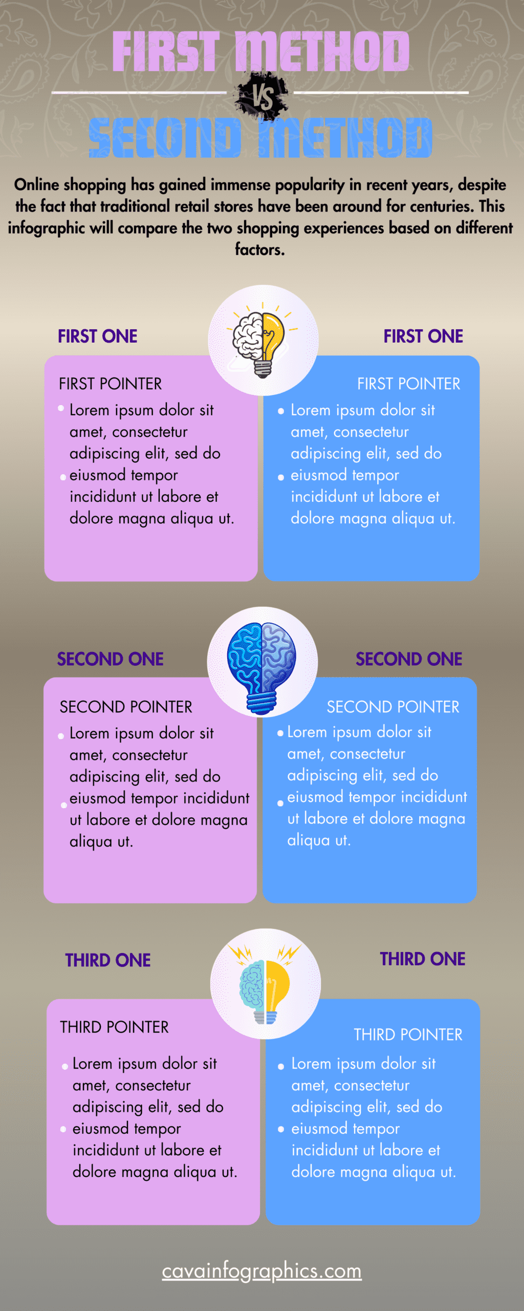 Comparison Infographics, Comparison Infographic,