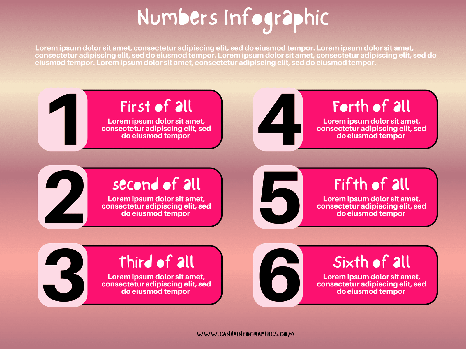 Number Infographic, Number Infographics